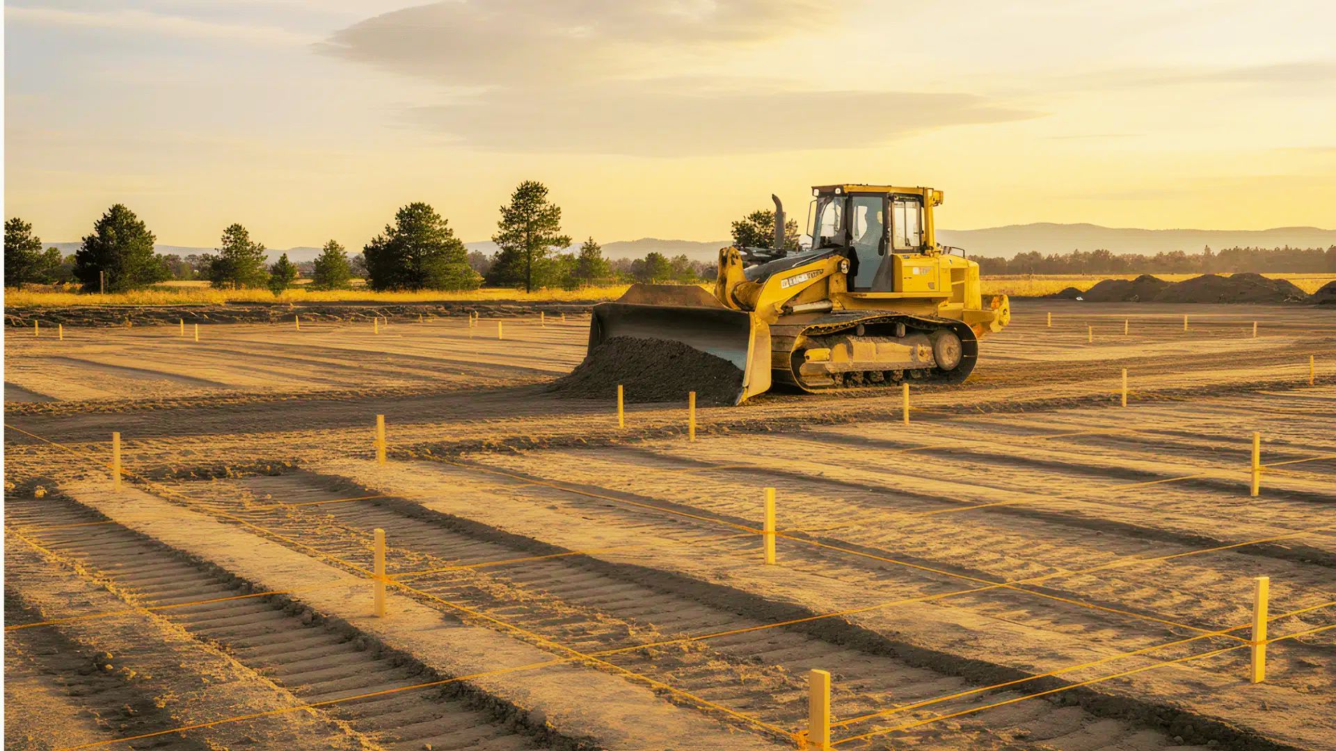 Picture showing site preparation.