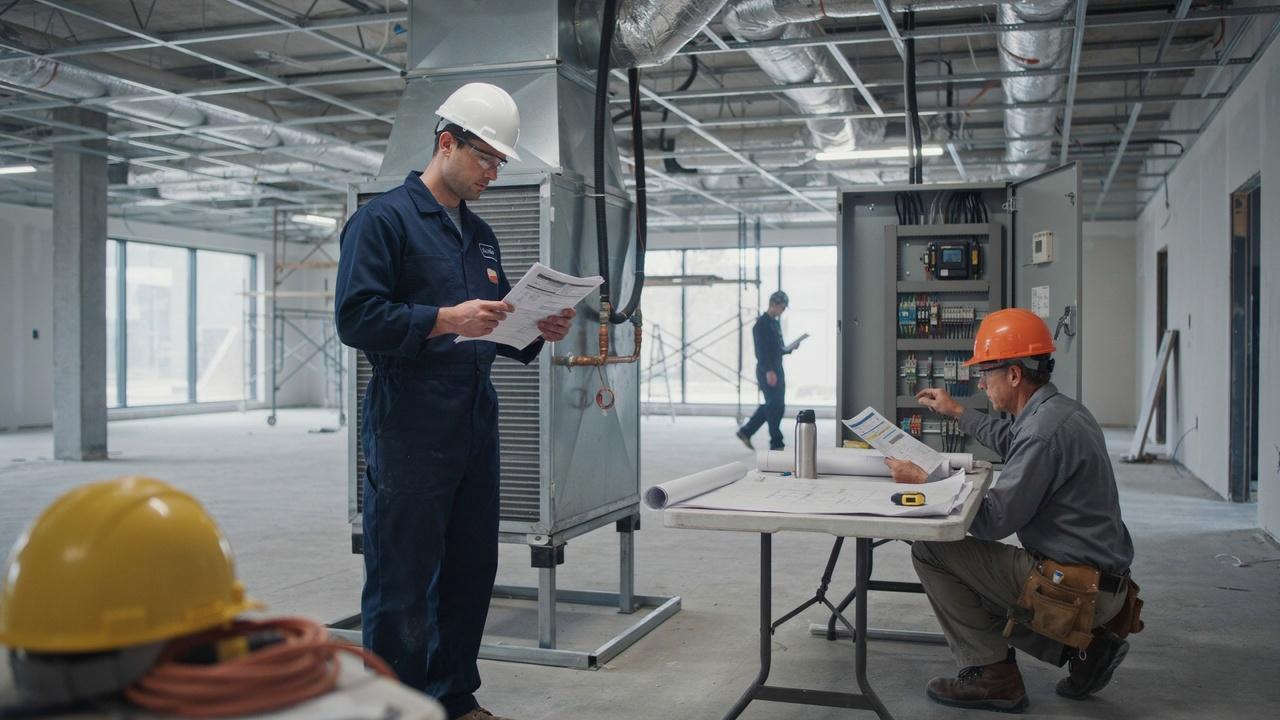 Contractors use cut sheets to verify equipment dimensions, performance, connections, and installation requirements