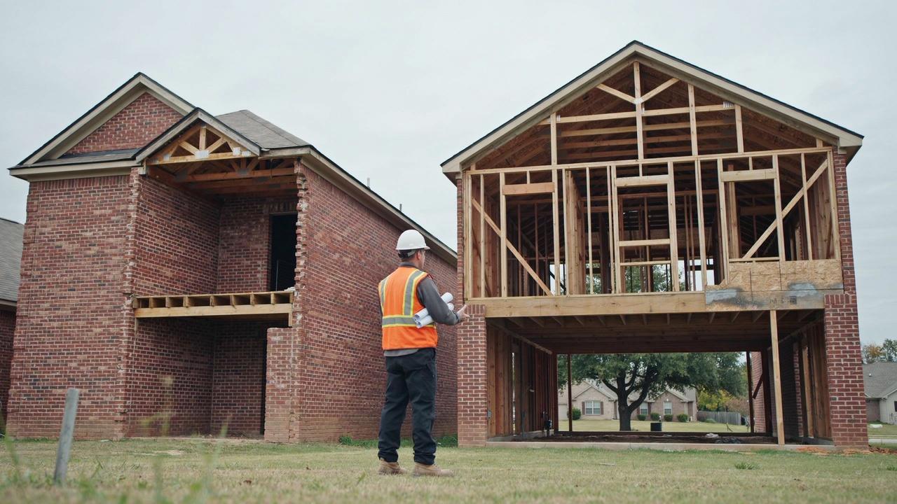 Joisted masonry and frame buildings compared by structure, cost, durability, and fire performance